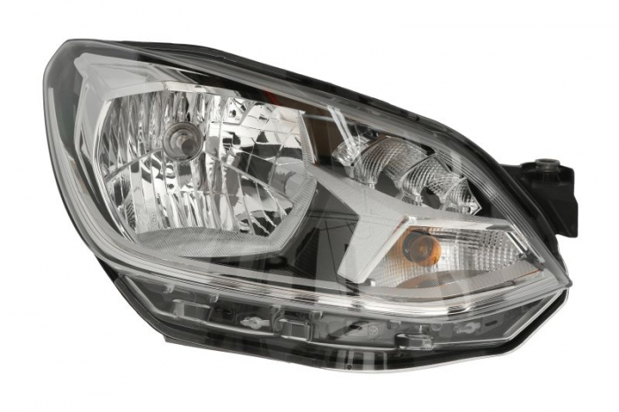 Far dreapta (H4, cu motoras, fundal negru, fundal transparent) VW LOAD UP, UP dupa 2016 [1]