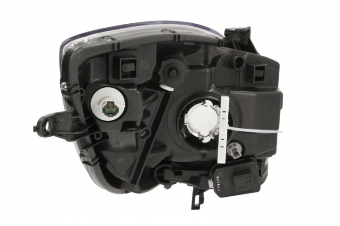 Far dreapta (H4, electric, cu motoras, fundal argintiu) TOYOTA YARIS [2]