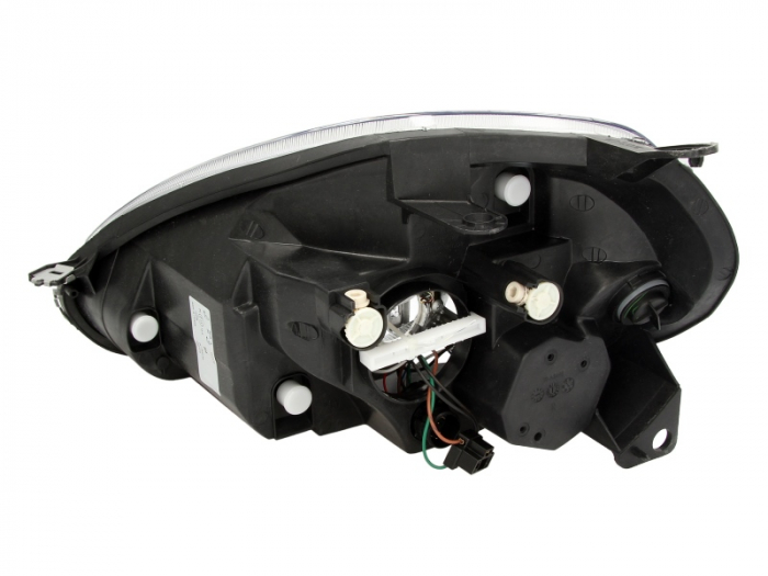 Far dreapta (H4, electric, cu motoras, fundal cromat) FIAT PUNTO 2005-2012 [2]