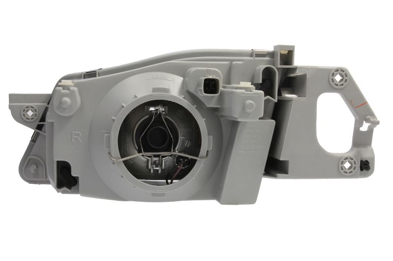 Far dreapta (H4, electric, cu motoras, fundal cromat) MAZDA 323 F VI, 323 S VI [2]