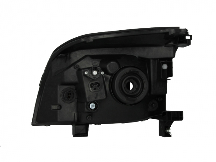 Far dreapta (H4, electric, cu motoras, fundal negru/albastru) NISSAN X-TRAIL [2]