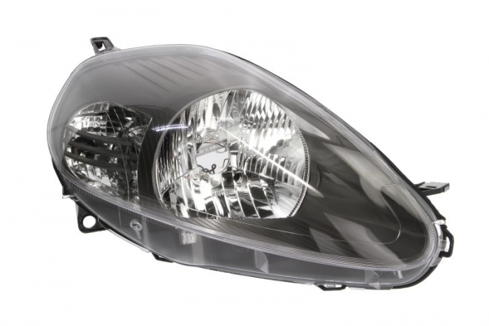 Far dreapta (H4, electric, cu motoras, fundal negru) FIAT PUNTO 2005-2012 [2]
