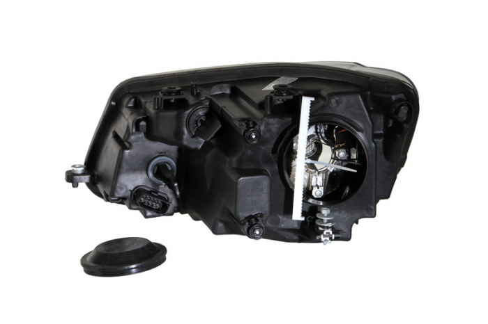 Far dreapta (H4, electric, cu motoras, fundal negru) VW CADDY 2010-2015 [2]