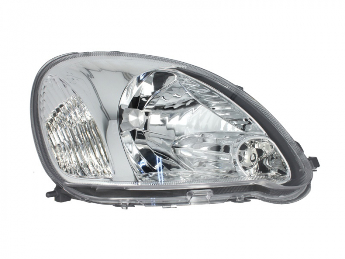 Far dreapta (H4, electric, fundal argintiu) TOYOTA YARIS 2003-2005 [1]