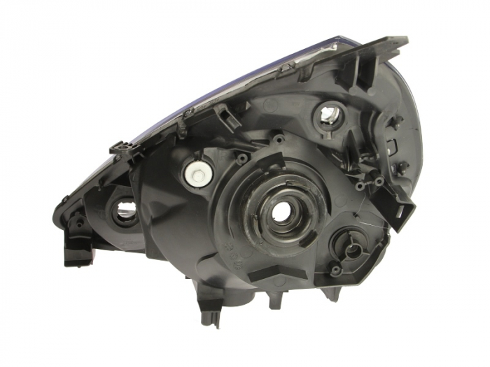 Far dreapta (H4, electric, manual, fundal negru/insertii crom) HONDA JAZZ 2005-2008 [2]