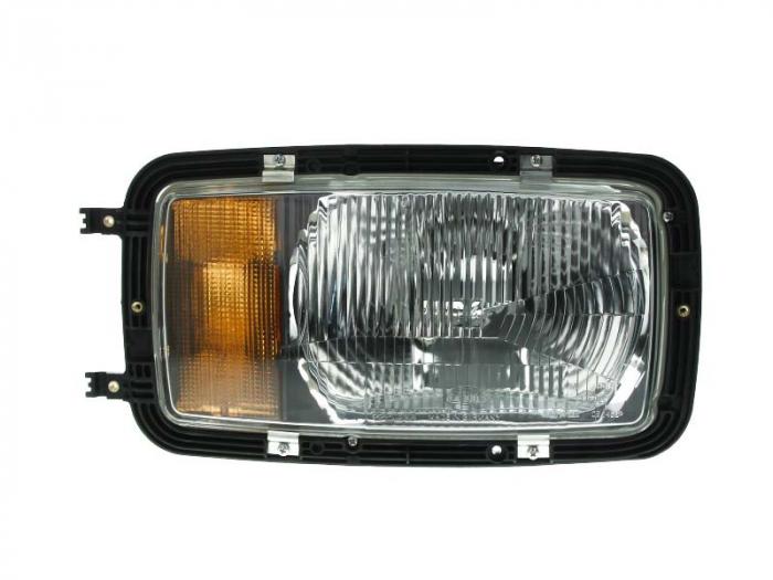 Far dreapta H4/P21W/T4W, fundal argintiu, culoare semnalizator portocaliu MERCEDES MK, SK intre 1987-1996 [1]