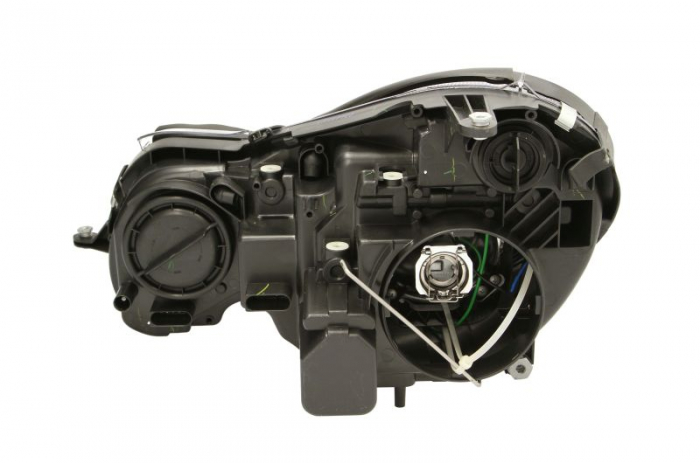 Far dreapta H7, electric, cu motoras,interior crom, semnalizator transparent MERCEDES Clasa E W211 intre 2002-2009 [2]