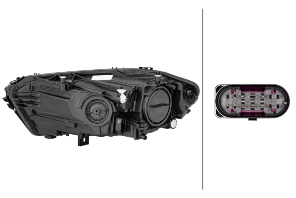 Far Dreapta (H7/H7, electric, cu motor, halogen) potrivit MERCEDES A (V177), A (W177) 04.18- [2]
