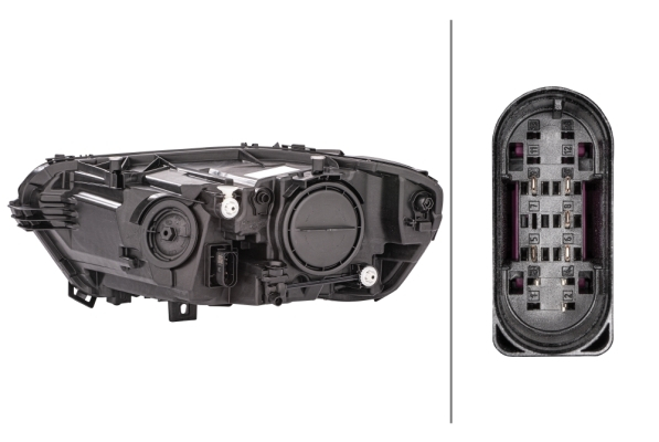 Far Dreapta (H7/H7, electric, cu motor, halogen) potrivit MERCEDES CLA (C118), CLA SHOOTING BRAKE (X118) 03.19- [2]