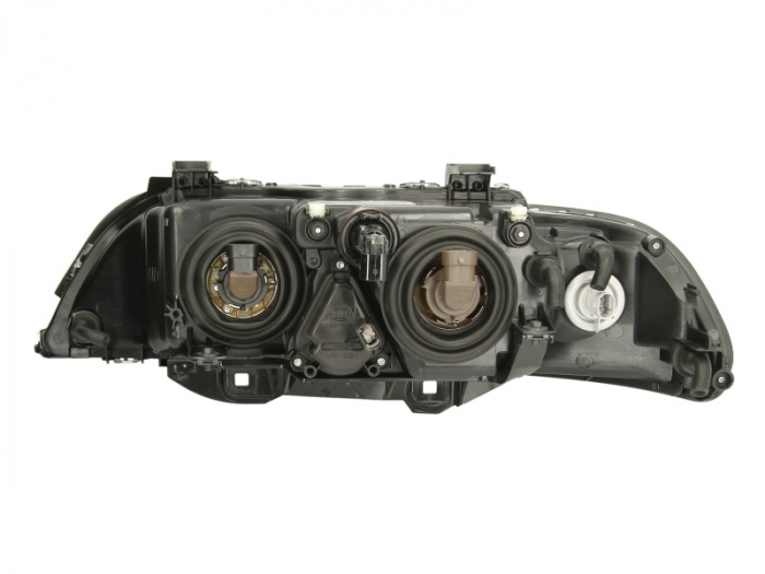 Far Dreapta (H7/H7/PY21W, electric, cu motor, halogen, culoare interior: negru, culoare semnalizator: alb) potrivit BMW Seria 5 (E39) -05.04 [2]