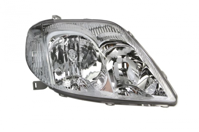 Far dreapta (H7/HB3, manual, LIMUZINA, fundal cromat, fundal transparent) TOYOTA COROLLA 2002-2007 [1]