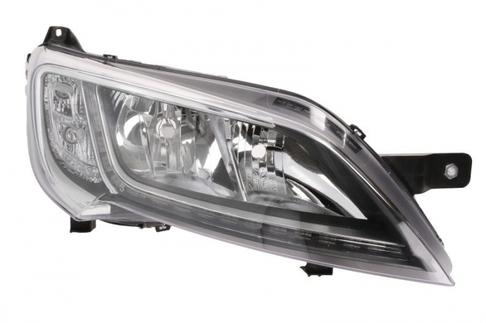 Far dreapta (H7, reglaj electric, cu motoras, fundal cromat, fundal transparent) CITROEN JUMPER FIAT DUCATO PEUGEOT BOXER, BUS dupa 2014 [1]