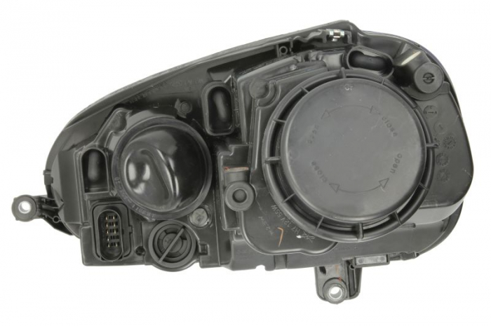 Far dreapta (H7, reglaj electric, cu motoras, fundal cromat) VW GOLF, JETTA 2003-2010 [2]