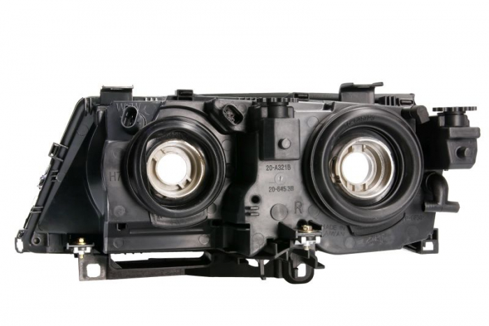 Far dreapta (H7, reglaj electric, cu motoras, fundal negru) BMW Seria 3 1998-2006 [2]