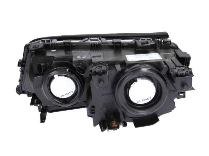 Far dreapta (H7, reglaj electric, cu motoras, fundal titan) BMW Seria 3 (E46) [2]
