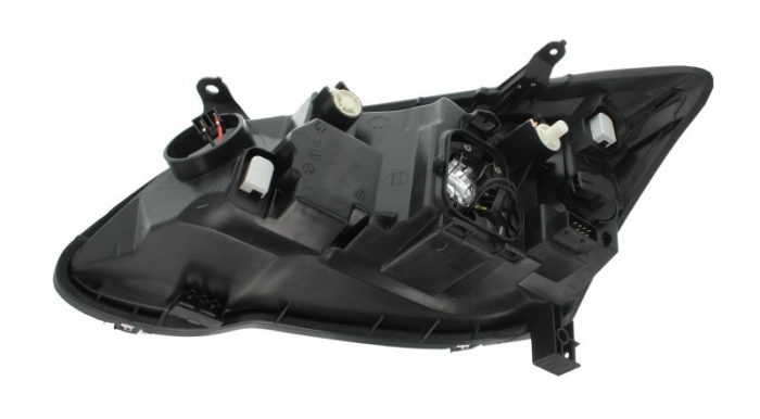 Far dreapta (H7, reglaj electric, cu motoras, fundal transparent) TOYOTA COROLLA 2002-2007 [2]