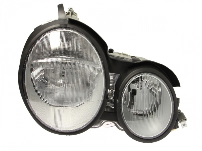 Far dreapta (H7, reglaj electric, fundal cromat, fundal transparent) MERCEDES Clasa E 1995-1999 [1]
