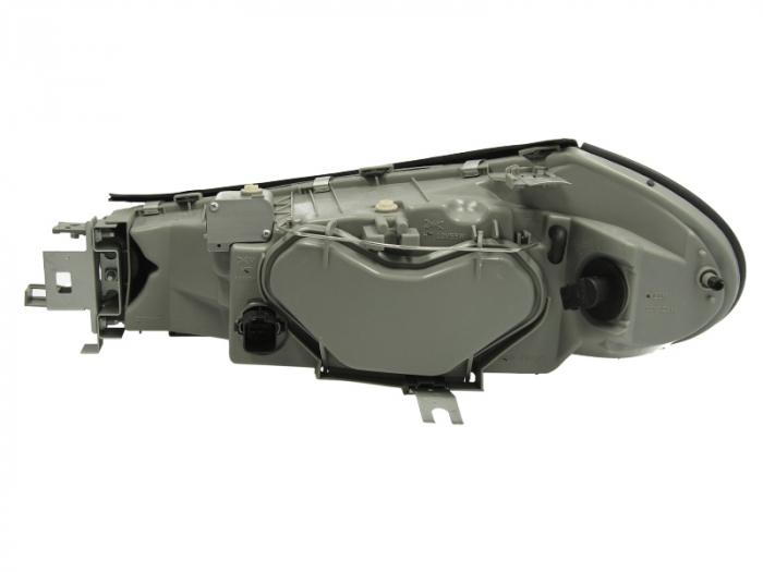 Far dreapta (H7, reglaj electric, fundal negru/insertii crom, fundal transparent) FORD MONDEO 1996-2000 [2]