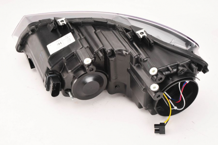Far dreapta (H7, reglaj electric, fundal negru/insertii crom) VW POLO [3]