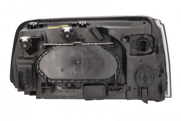 Far Dreapta (halogen, H1/H7/PY21W/W5W, electric, cu motor, culoare insert: cromat) potrivit VW MULTIVAN T5, TRANSPORTER T5 [2]