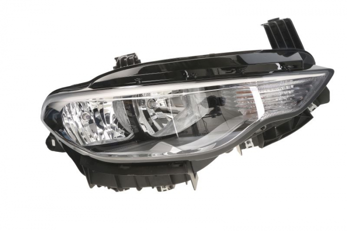 Far Dreapta (halogen, H15/H7/PY21W, electric, cu motor, culoare insert: argintiu, culoare semnalizator: portocaliu) potrivit FIAT TIPO [1]
