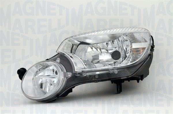 Far Dreapta (halogen, H4/H7/W5W, electric, cu motor, culoare insert: cromat) potrivit SKODA YETI [3]