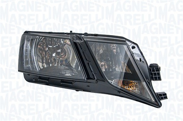 Far Dreapta (halogen, H7/H7, automat, cu motor, bec) potrivit SKODA OCTAVIA III [3]