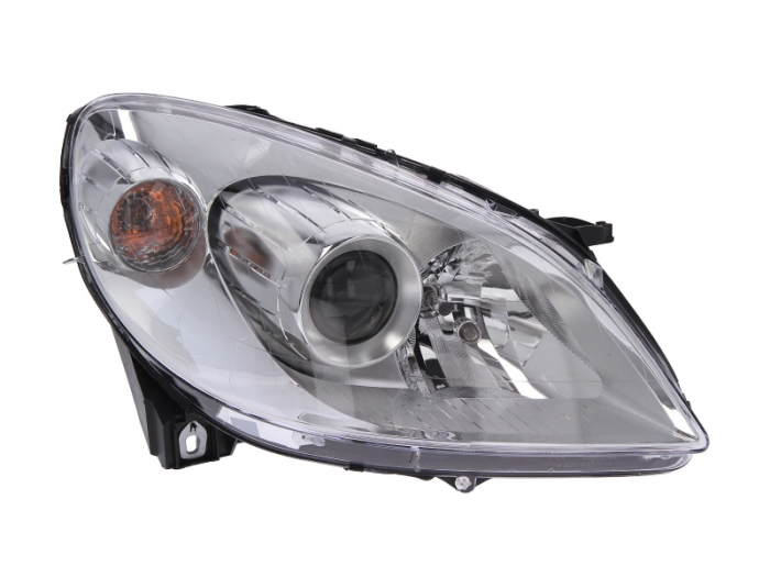 Far Dreapta (halogen, H7/H7/PY21W/W5W, electric, fara motoras, culoare insert: cromat) potrivit MERCEDES B SPORTS TOURER (W245) [2]