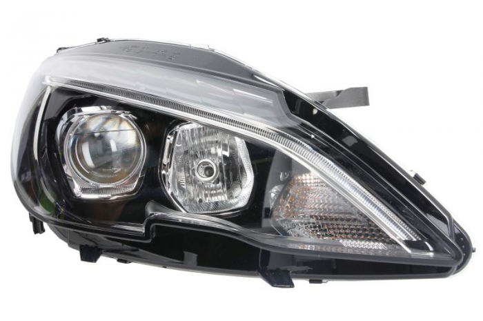Far Dreapta (halogen, H7/HY21W/LED, electric, bec, culoare semnalizator: portocaliu) potrivit PEUGEOT 308 II [1]