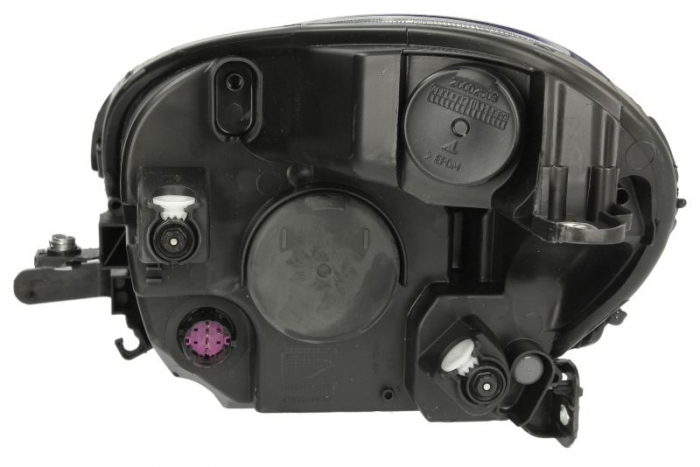 Far Dreapta (halogen, H7/PY21W, bec, culoare insert: argintiu, culoare semnalizator: portocaliu) potrivit FIAT 500L [2]