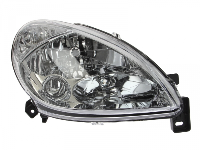 Far fata Dreapta (H1/H7/PY21W/W5W, electric, cu motor, culoare insertie: cromat/negru, culoare semnalizator: transparent) potrivit CITROEN XSARA, XSARA/HATCHBACK 01.00-12.05 [1]