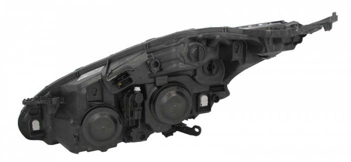 Far fata Dreapta (halogen, H7, electric, fara motoras, culoare semnalizator: transparent) potrivit PEUGEOT 208 I, 208/HATCHBACK 03.12-06.15 [2]
