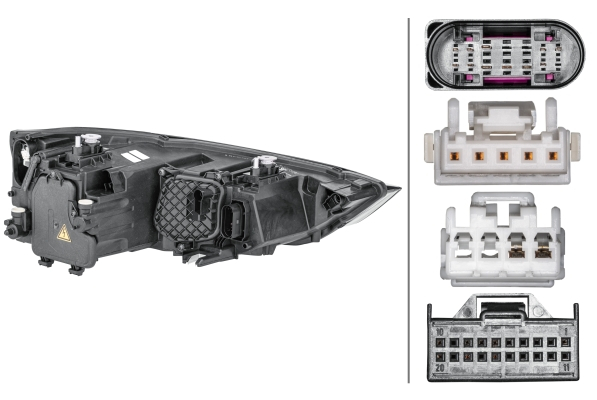 Far fata Stanga (bi-xenon/LED, D3S/LED/PSY24W, electric, fara motoras) potrivit AUDI A1 05.10-06.18 [2]