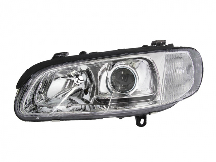 Far fata Stanga (H1/H7, electric, fara motoras, culoare insertie: cromat, culoare semnalizator: alb) potrivit OPEL OMEGA B [2]