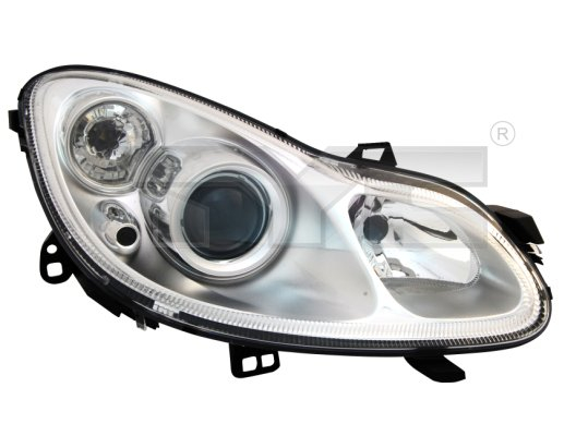 Far fata Stanga (H7/H7, electric, cu motor, culoare insertie: cromat) potrivit SMART FORTWO [1]