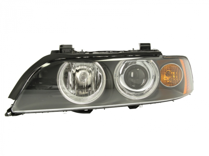 Far fata Stanga (halogen, H21W/H7/H7, electric, cu motor, bec, culoare semnalizator: galben) potrivit BMW 5 (E39) 11.95-05.04 [1]