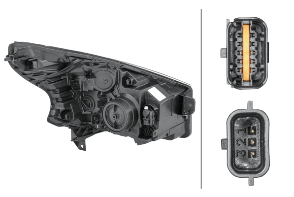 Far fata Stanga (halogen, H4/LED/PY21W, electric, cu motor, bec) potrivit OPEL VIVARO B [4]