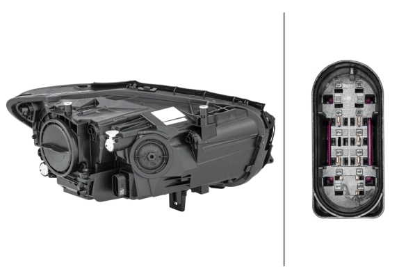 Far stanga 2*H7/LED, electric, cu motoras MERCEDES Clasa B W247 dupa 2018 [2]