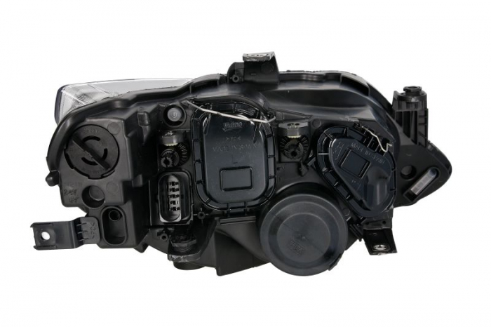 Far stanga (2*H7, reglaj electric, cu motoras, fundal argintiu) SEAT IBIZA 2008-2012 [2]