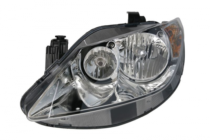 Far stanga (2*H7, reglaj electric, cu motoras, fundal argintiu) SEAT IBIZA 2008-2012 [1]