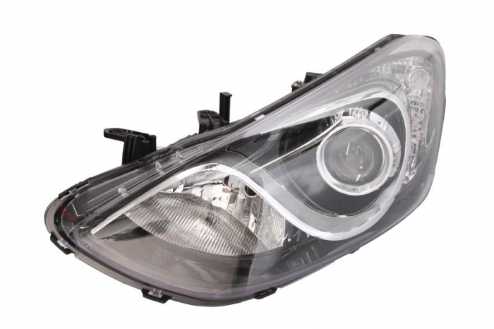 Far stanga (2*H7, reglaj electric, cu motoras, fundal cromat, fundal transparent) HYUNDAI i30, Hatchback/ Kombi 2011-2015 [1]