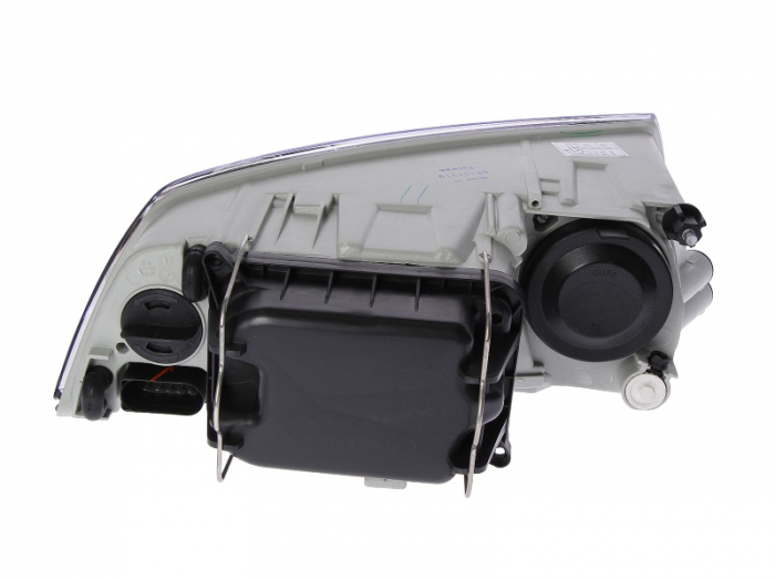 Far stanga (D1S/H1, reglaj electric, cu motoras, fundal negru/insertii crom) SKODA OCTAVIA II [2]