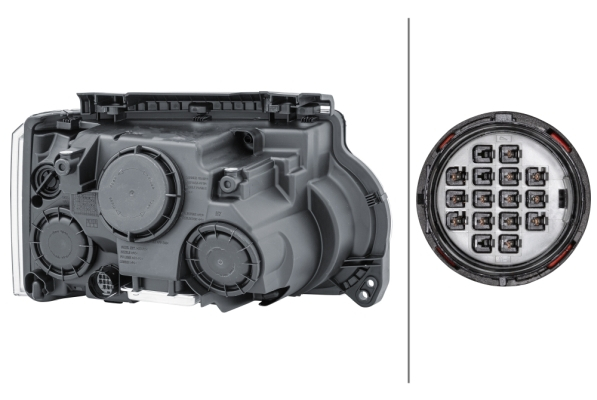 Far Stanga (D1S/H7/H8, electric, cu motor, Bi-Xenon) potrivit LAND ROVER RANGE ROVER III 05.05-04.09 [2]