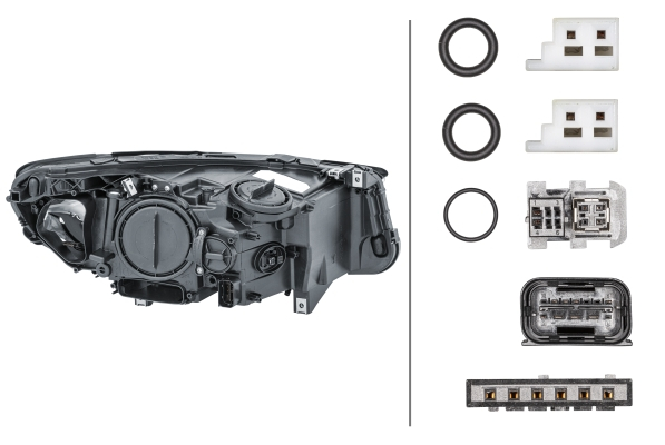 Far stanga D1S/H7/LED, electric, cu motoras, bixenon, cu lumini curbe BMW Seria 5 GRAN TURISMO F07 [2]