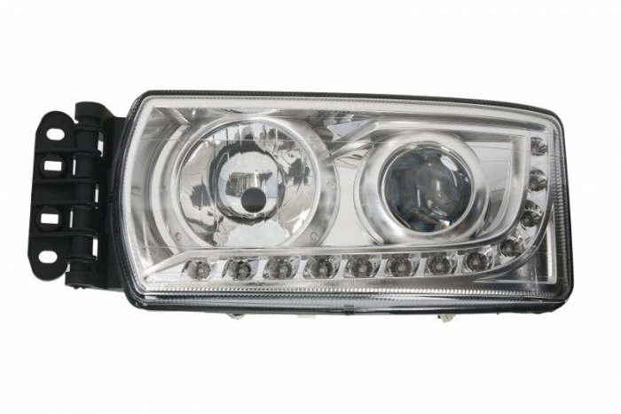 Far stanga (D1S/H7/LED, manual Xenon, insertii crom) IVECO STRALIS dupa 2002 [1]