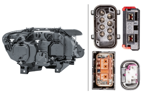 Far stanga (D1S/H7, reglaj electric, cu motoras) BMW Seria 7 (E65, E66, E67) 2005-2009 [2]