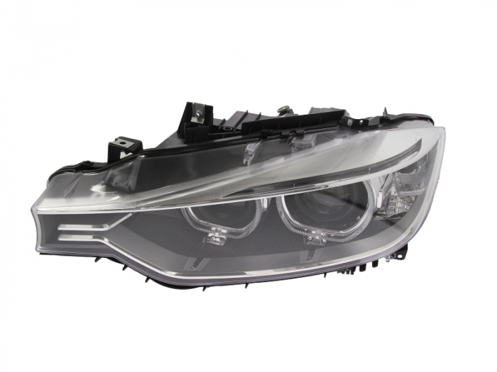 Far stanga (D1S, reglaj electric, fundal gri, Semnalizator transparent) BMW Seria 3 (F30, F80), Seria 3 (F31) 2011-2019 [1]