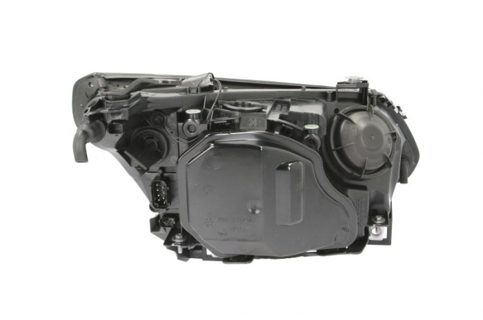 Far stanga (D2S/H7, reglaj electric, cu motoras, bixenon, fundal negru, fundal transparent) BMW Seria 5 2003-2007 [2]