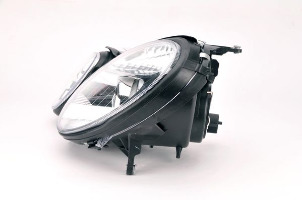 Far stanga (D2S/H7, reglaj electric, cu motoras, fundal cromat, fundal transparent) MERCEDES Clasa E 2002-2006 [3]