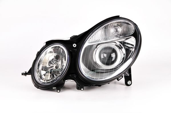 Far stanga (D2S/H7, reglaj electric, cu motoras, fundal cromat, fundal transparent) MERCEDES Clasa E 2002-2006 [1]